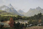 John Knox Arran, Glen Sannox France oil painting artist
